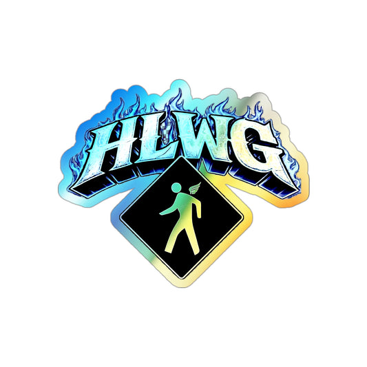 HLWG FLAME Holographic Stickers