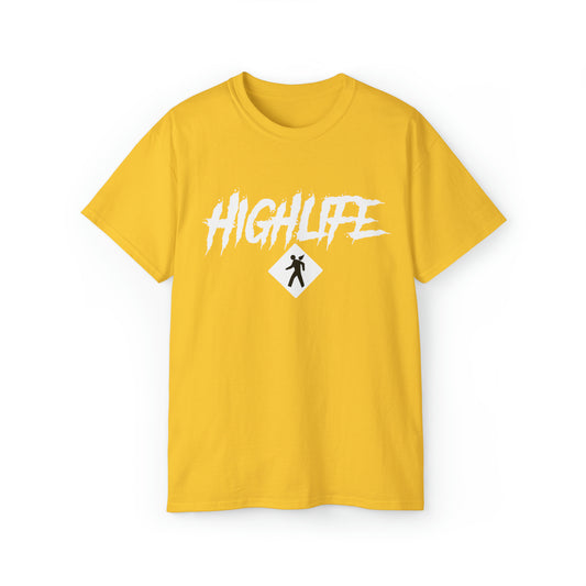 HighLife White Logo Tee