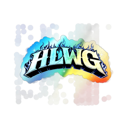 HLWG Flame Holographic Stickers