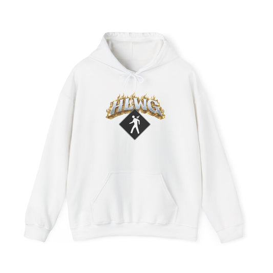 HLWG GOLD FLAME HOODIE