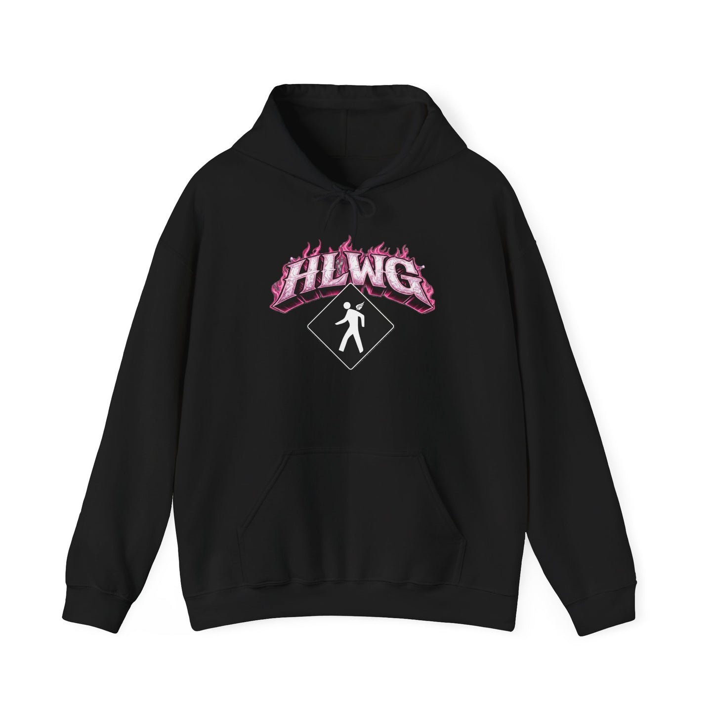 HLWG PINK FLAME HOODIE