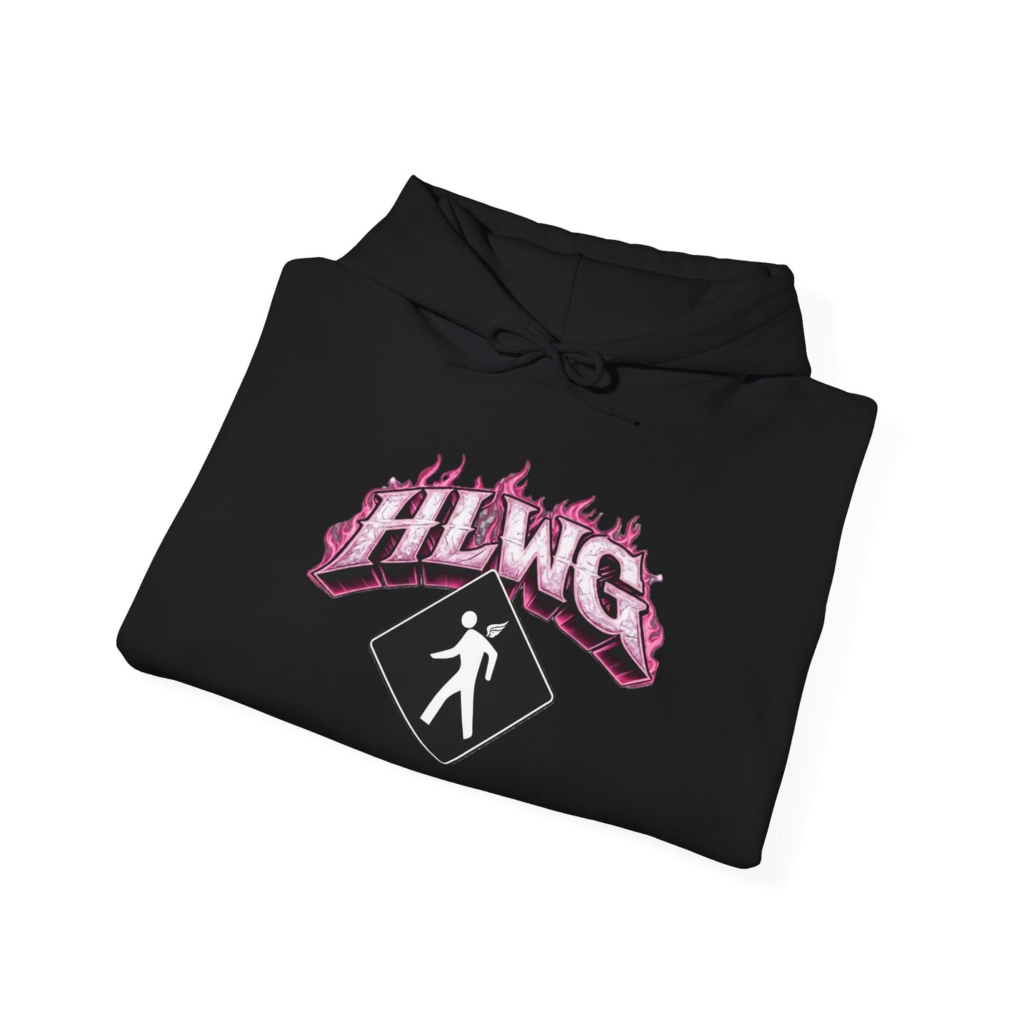 HLWG PINK FLAME HOODIE