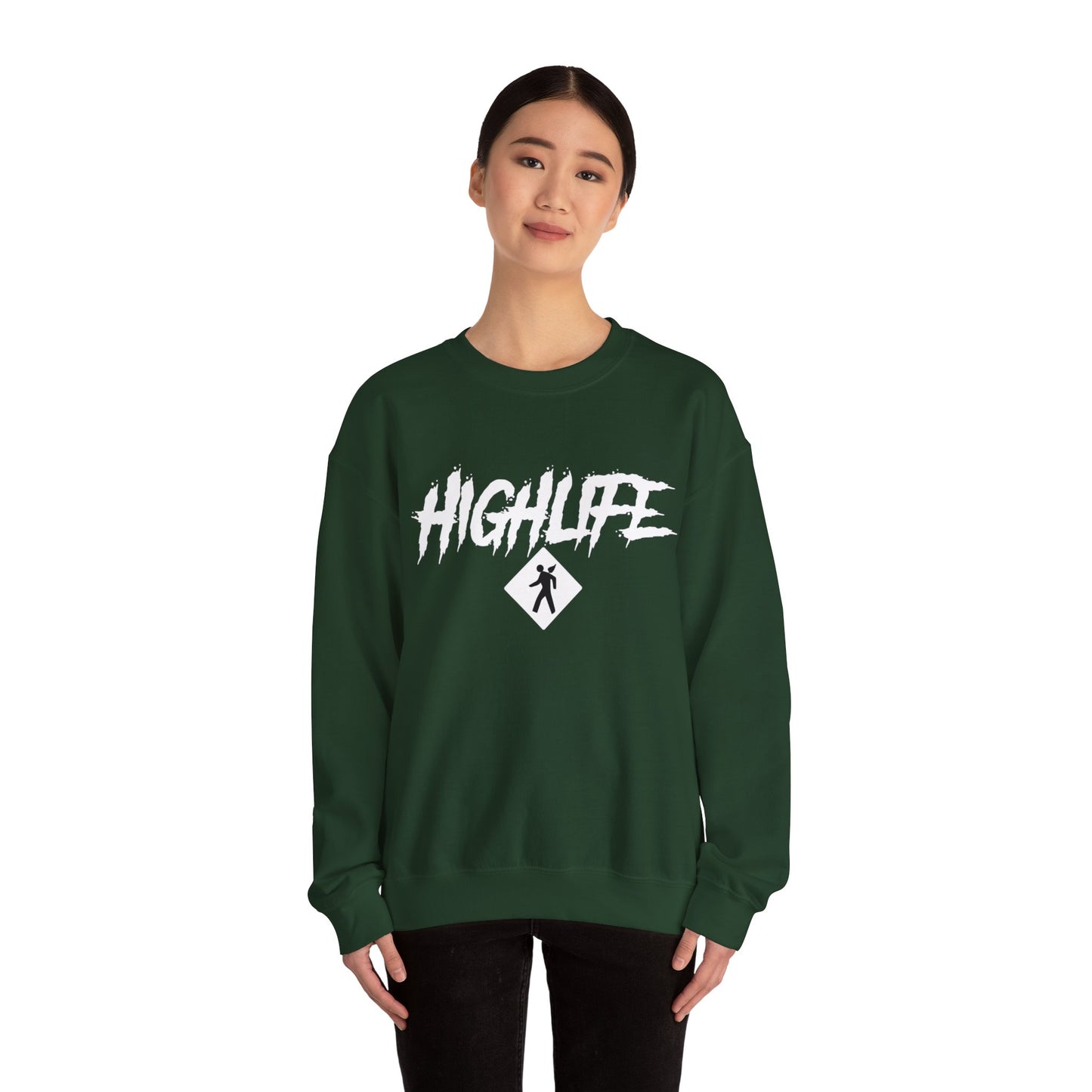 HighLife (White) Crewneck Sweatshirt