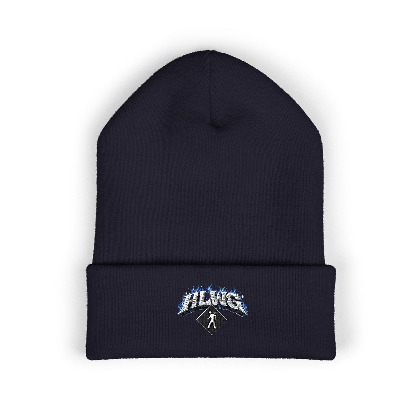 HLWG Flames + Logo Cuffed Beanie