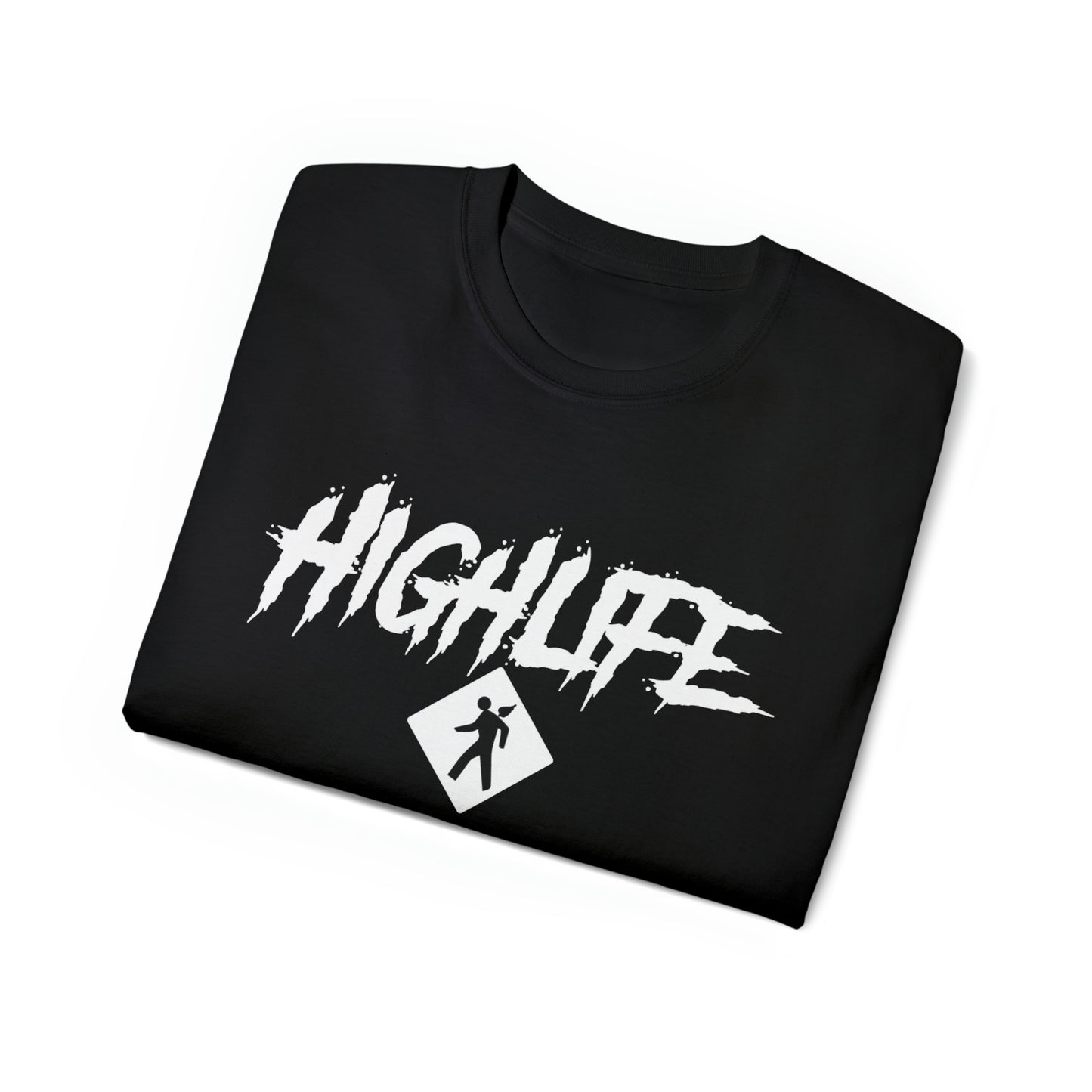HighLife White Logo Tee
