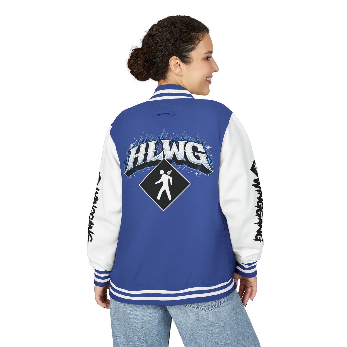 HLWG Flame + Logo Letterman Jacket