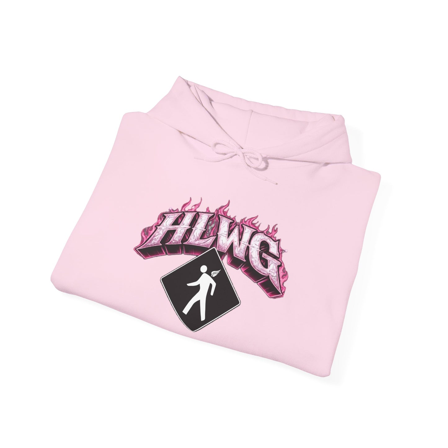 HLWG PINK FLAME HOODIE