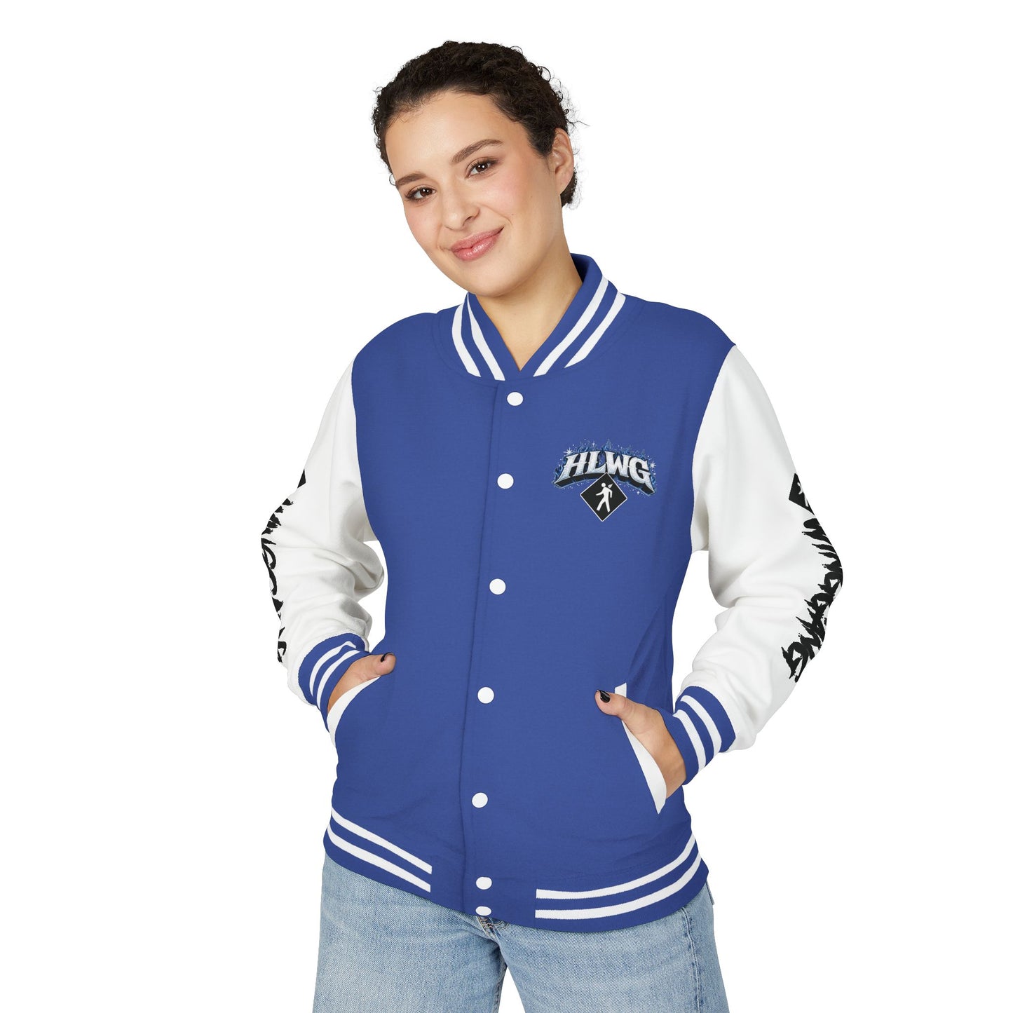 HLWG Flame + Logo Letterman Jacket