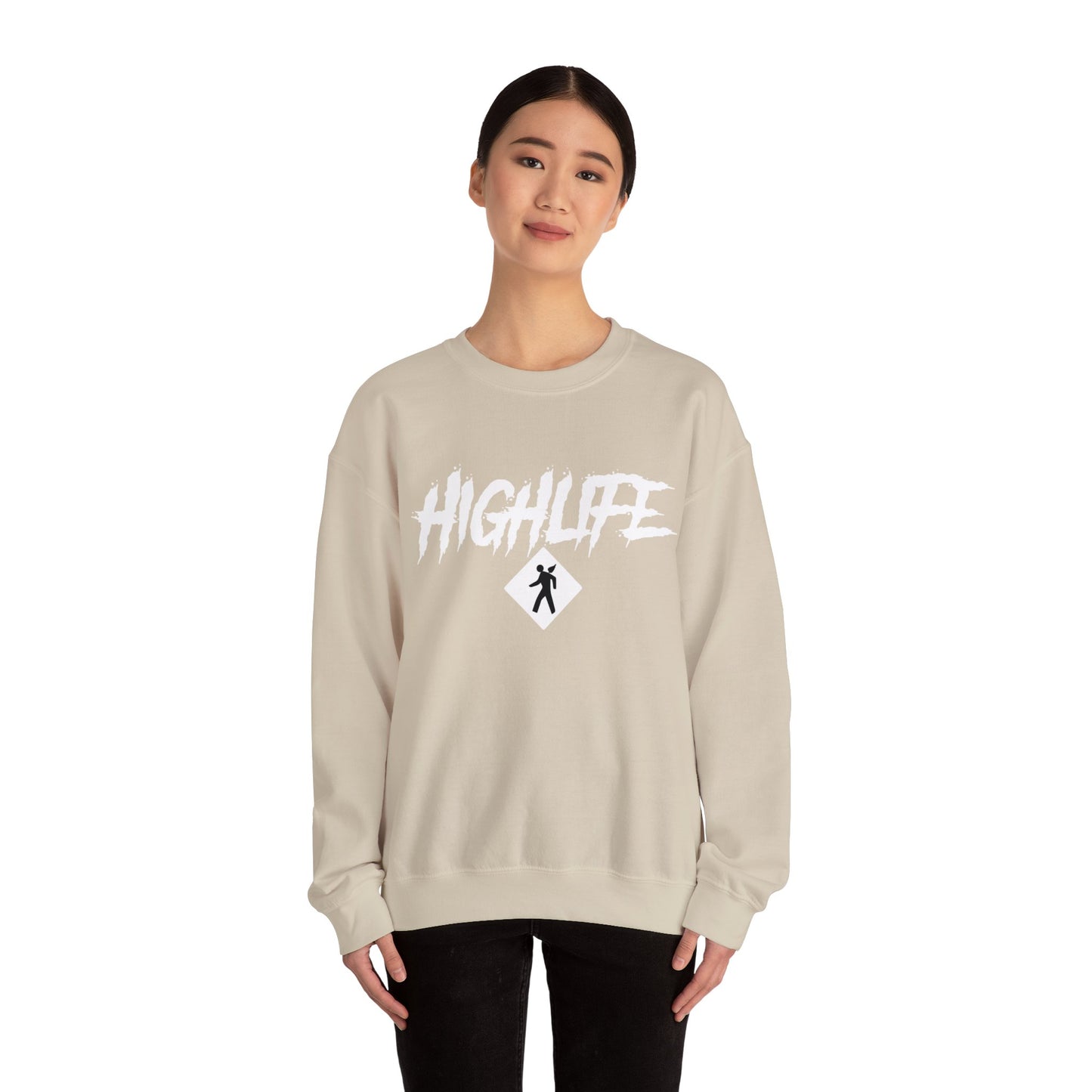 HighLife (White) Crewneck Sweatshirt