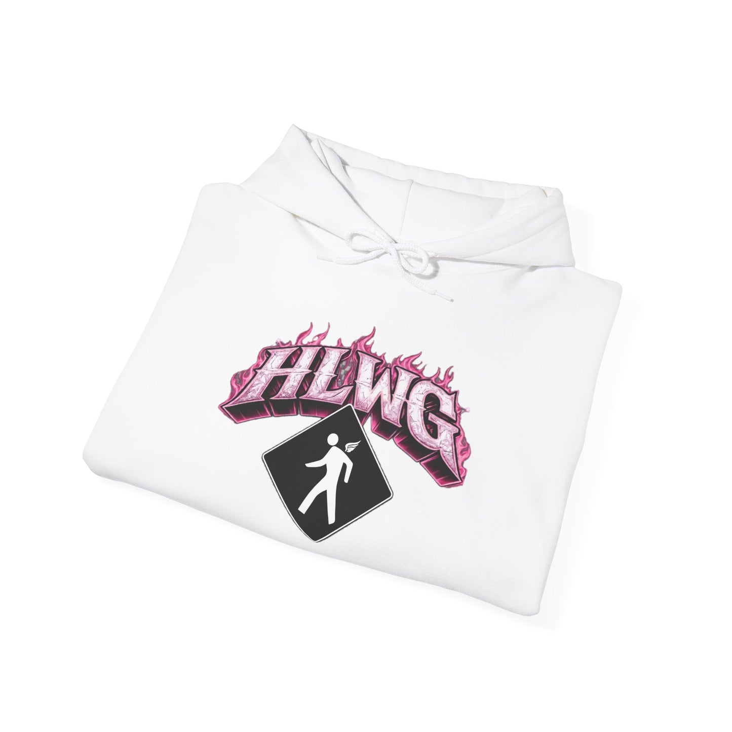 HLWG PINK FLAME HOODIE