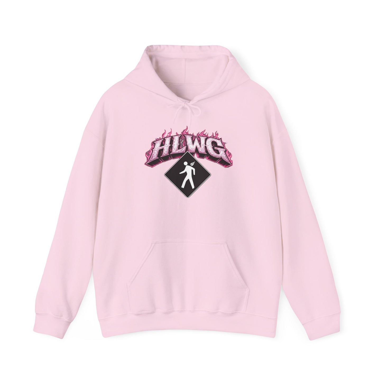 HLWG PINK FLAME HOODIE