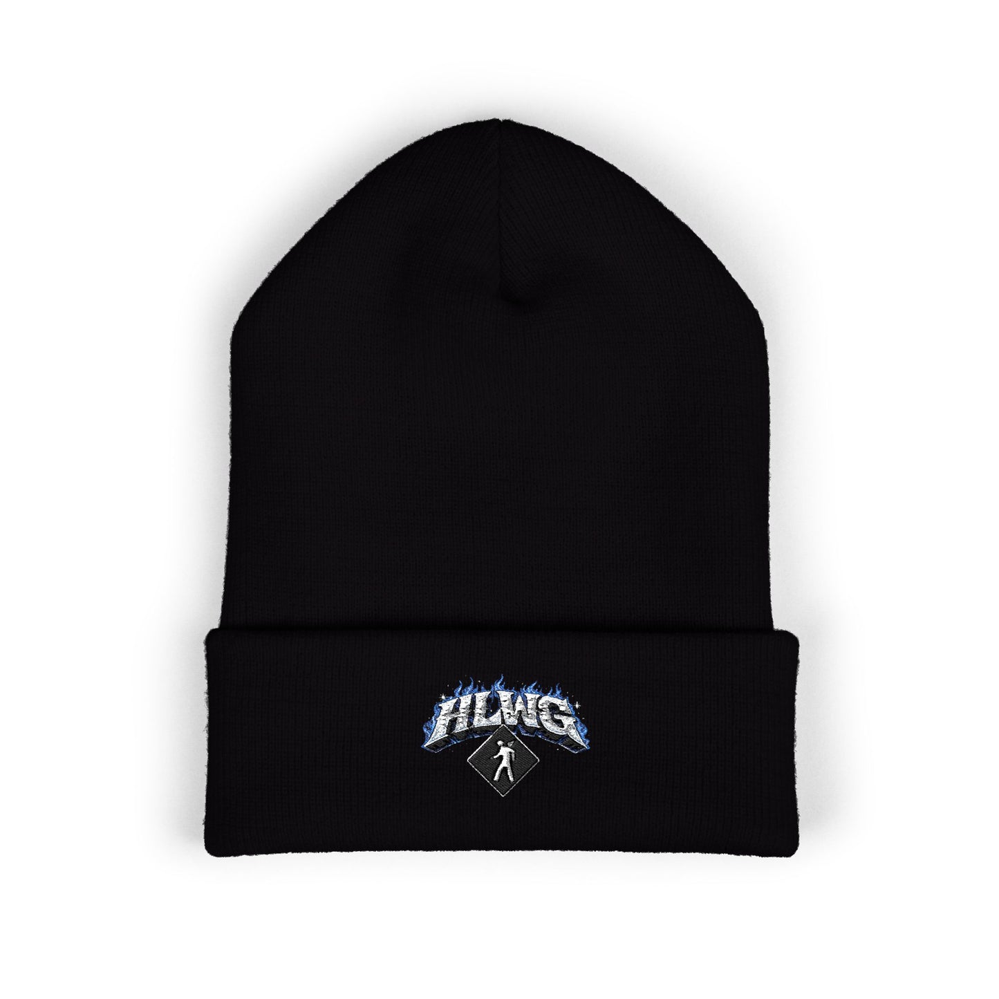 HLWG Flames + Logo Cuffed Beanie