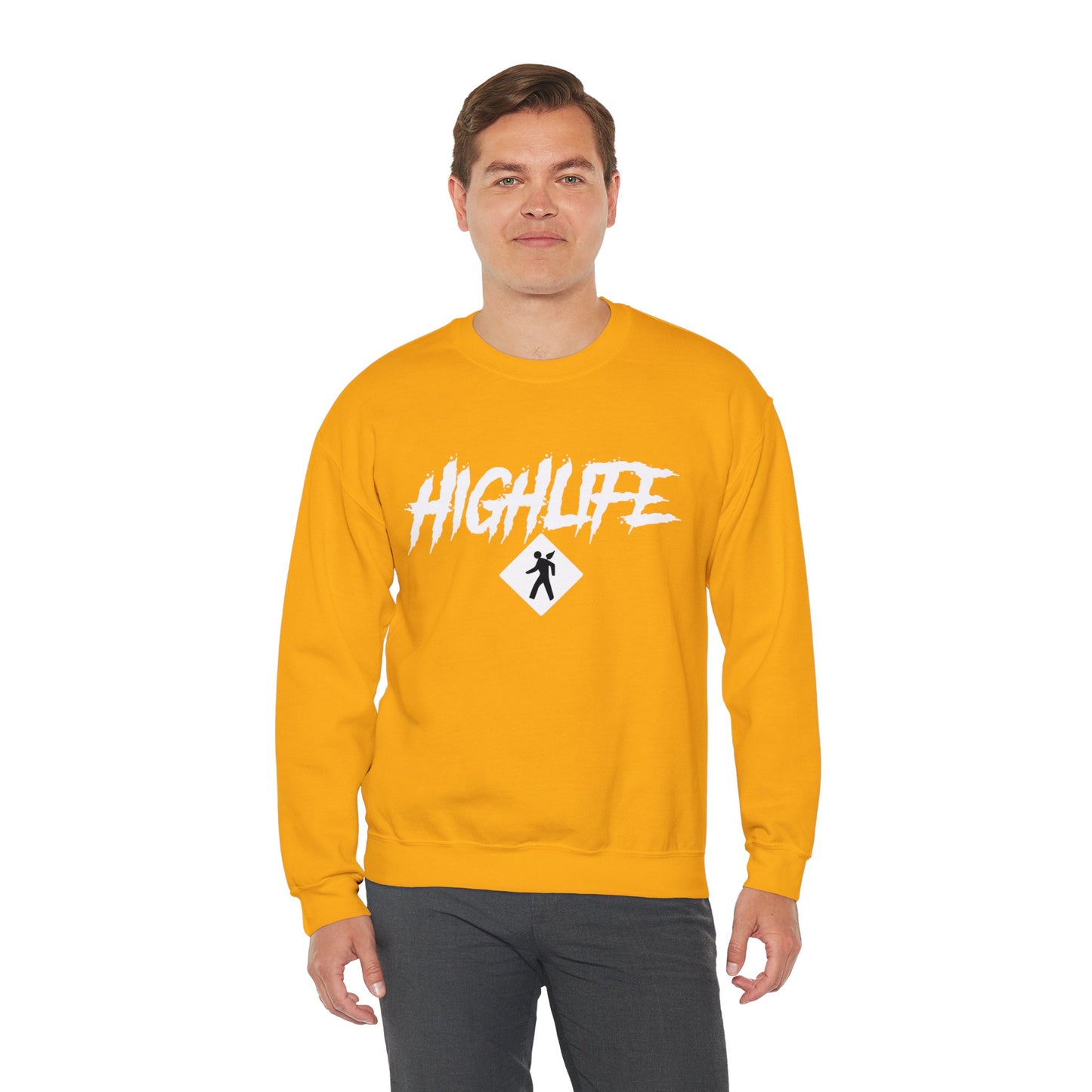 HighLife (White) Crewneck Sweatshirt