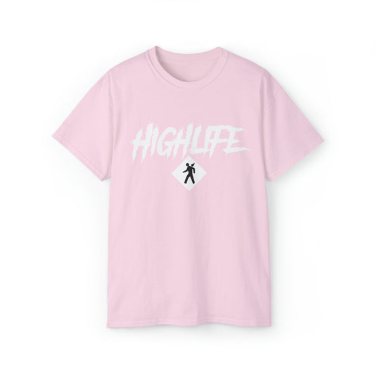 HighLife White Logo Tee
