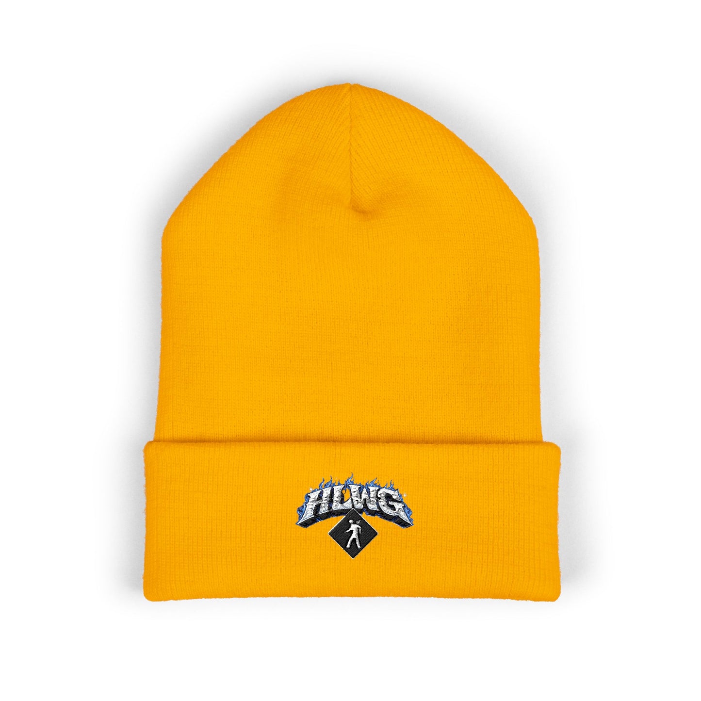 HLWG Flames + Logo Cuffed Beanie
