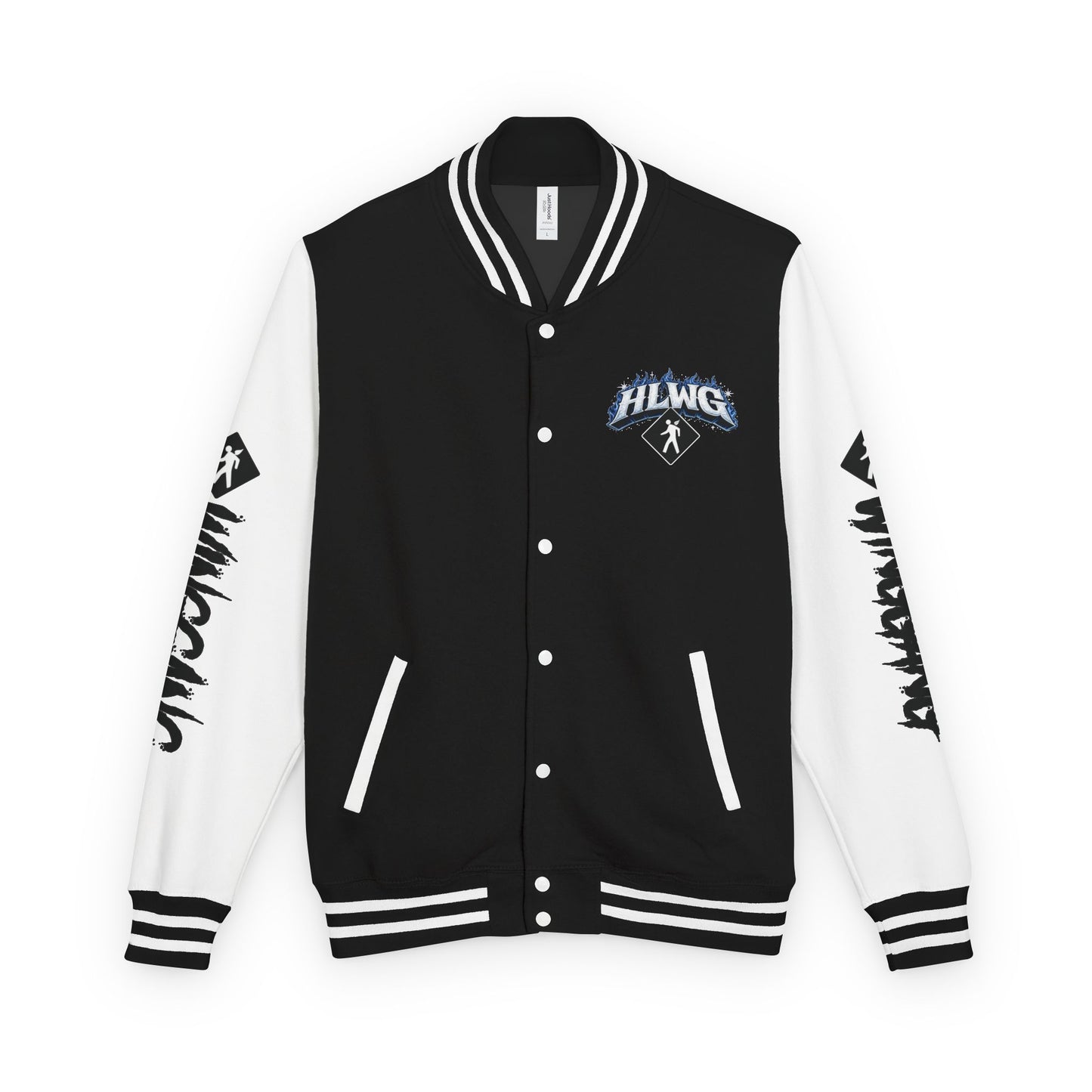 HLWG Flame + Logo Letterman Jacket