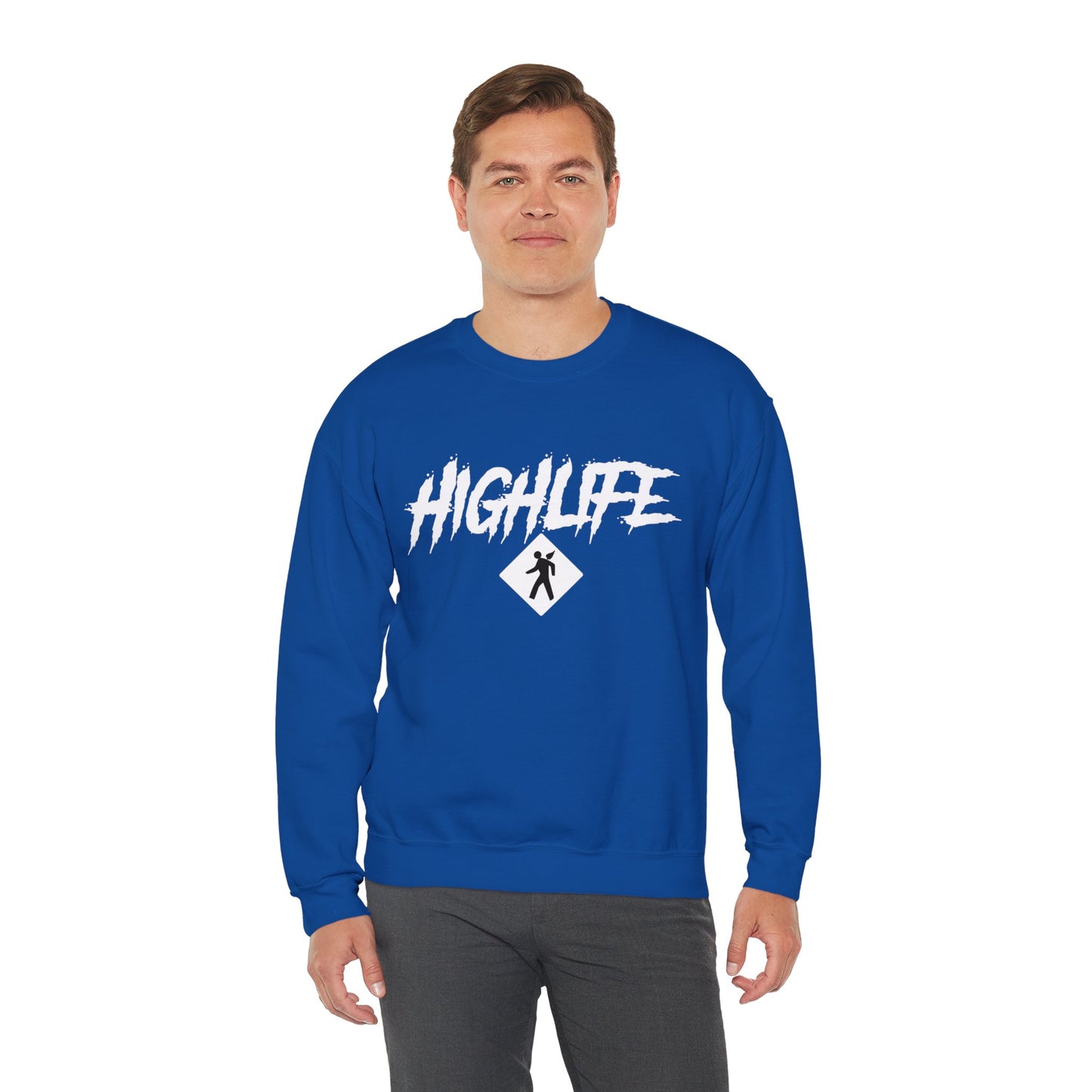 HighLife (White) Crewneck Sweatshirt