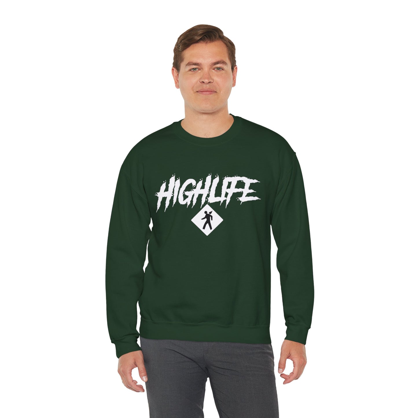 HighLife (White) Crewneck Sweatshirt
