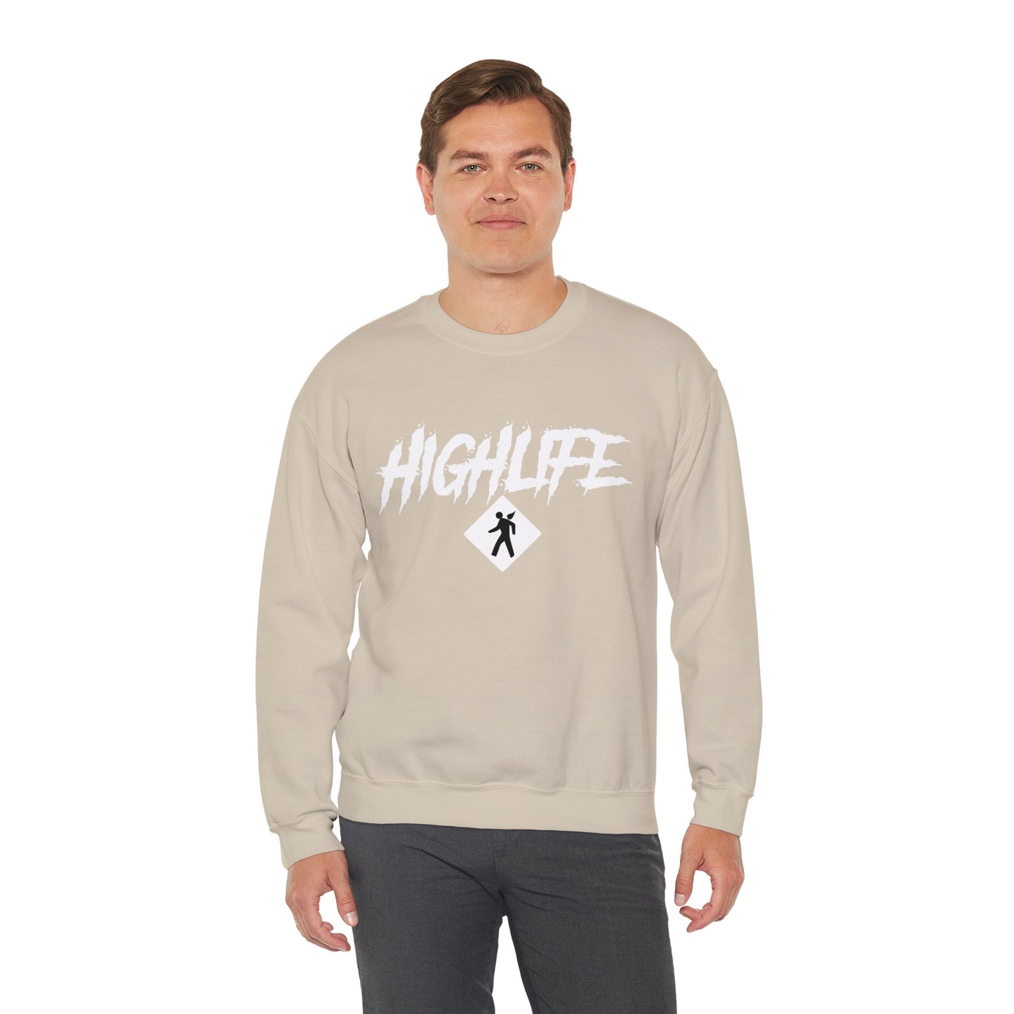 HighLife (White) Crewneck Sweatshirt